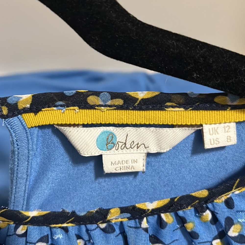 Boden Blue, Navy, Yellow Size US 8 - Picture 3 of 5